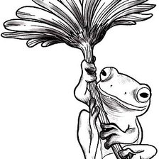 Схема вышивки «Лягушечка»