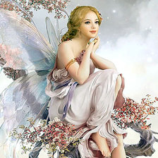 Оригинал схемы вышивки «Beautiful fairy» (№2502885)