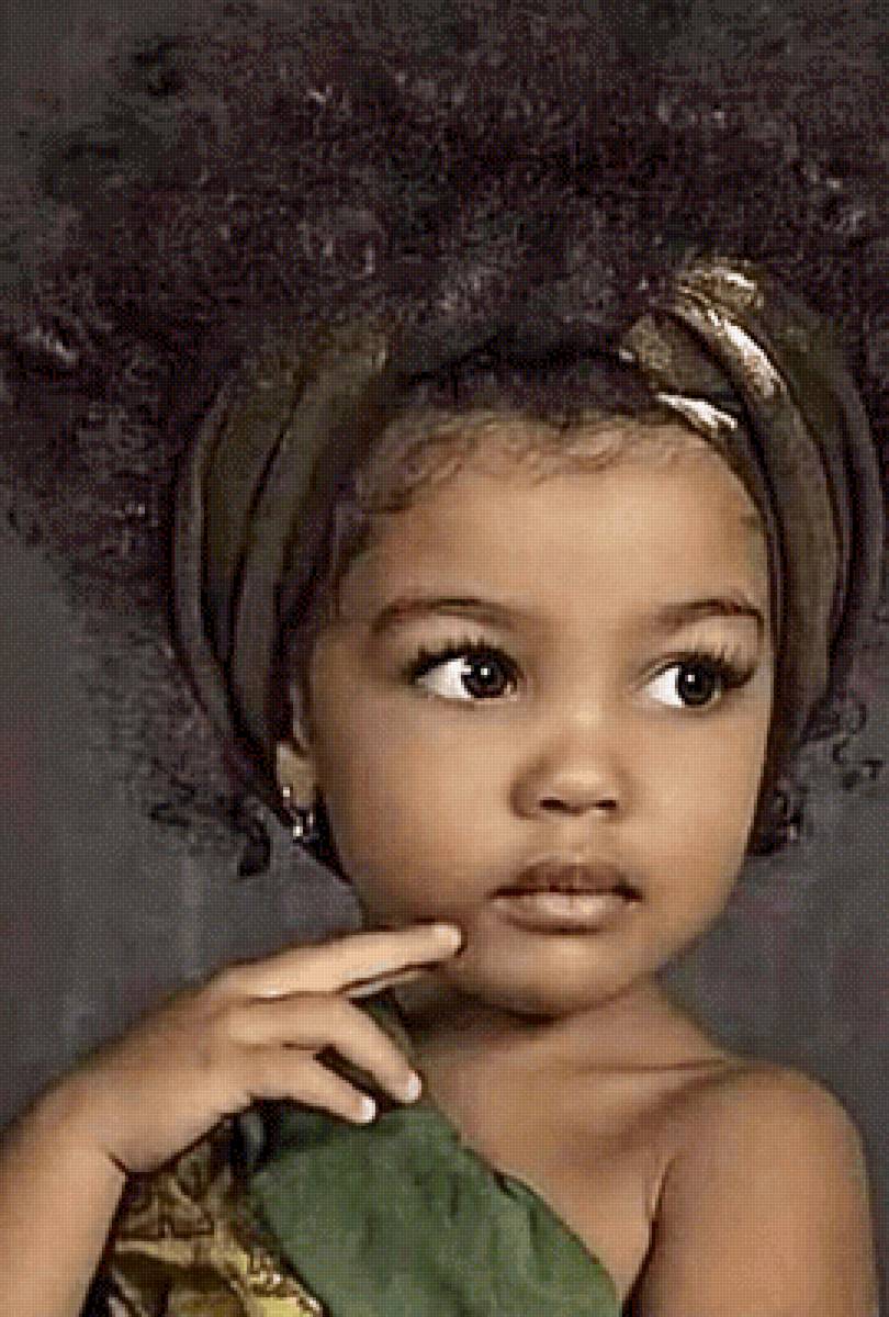 Маленькая красотка - девочка, ребенок, портрет - предпросмотр