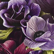 Схема вышивки «Цветы»