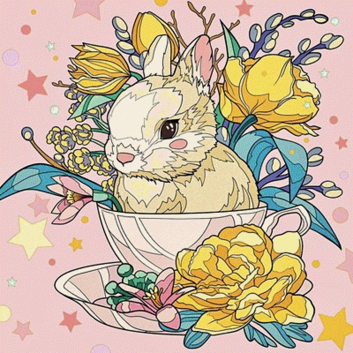 Пасхальный зайчик - праздник, заяц, пасха - предпросмотр