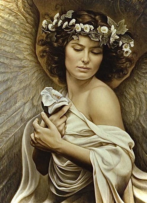 Ангел-хранитель - ангел, девушка - оригинал