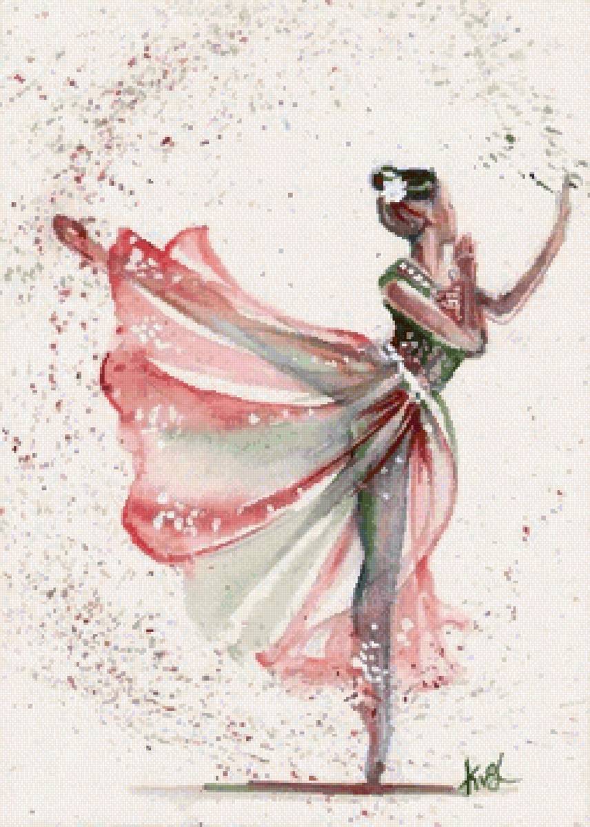 bailarina tonos rosas - bailarines - предпросмотр