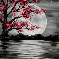 Схема вышивки «moon»