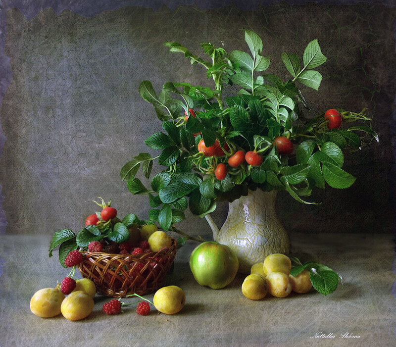 Шиповник - шиповник, натюрморт - оригинал