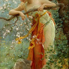 Схема вышивки «Enchanted Maiden»