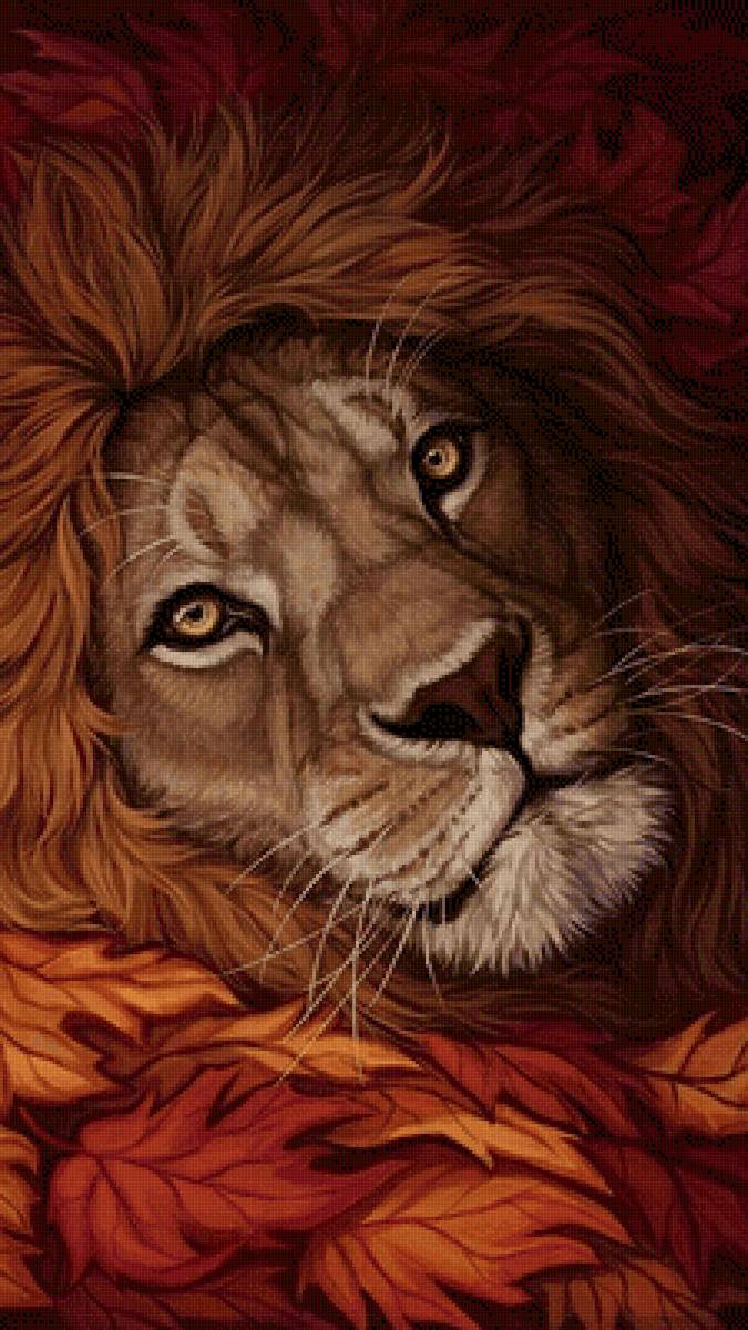 Царь зверей - лев, звери - предпросмотр