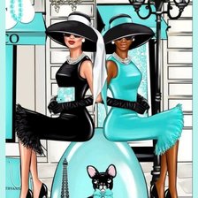 Схема вышивки «moda»