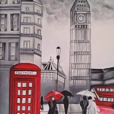 Схема вышивки «london»