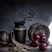 Схема вышивки «Натюрморт с яблоками»