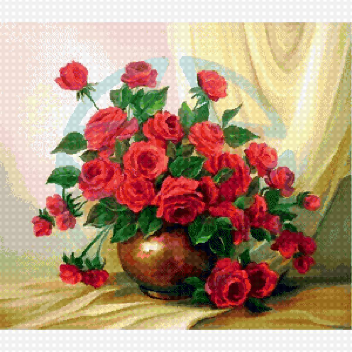 Красные Розы - букет, розы - предпросмотр