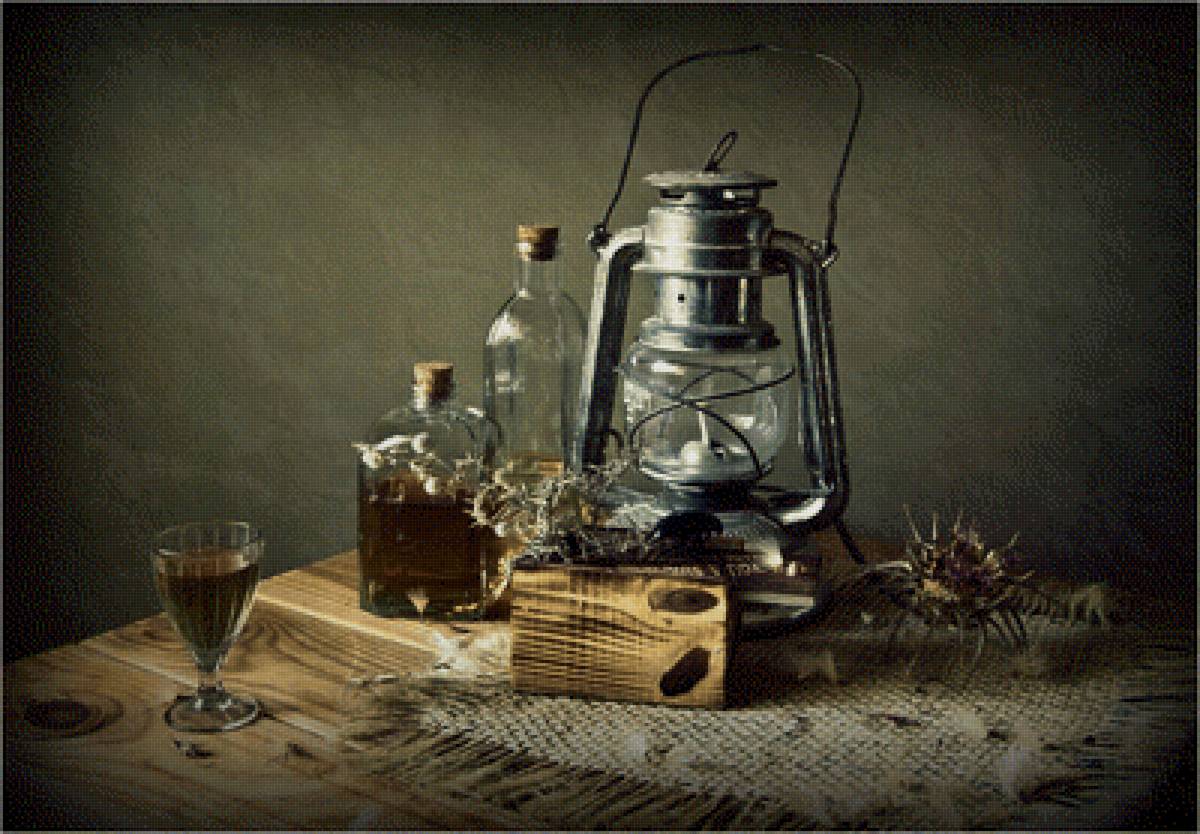 Лампа - лампа, натюрморт - предпросмотр