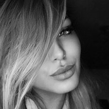 Схема вышивки «Девушка»