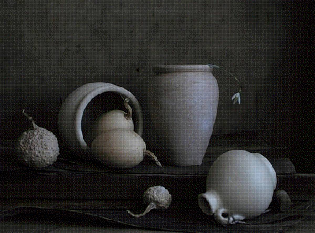 Монохром - натюрморт, монохром - предпросмотр