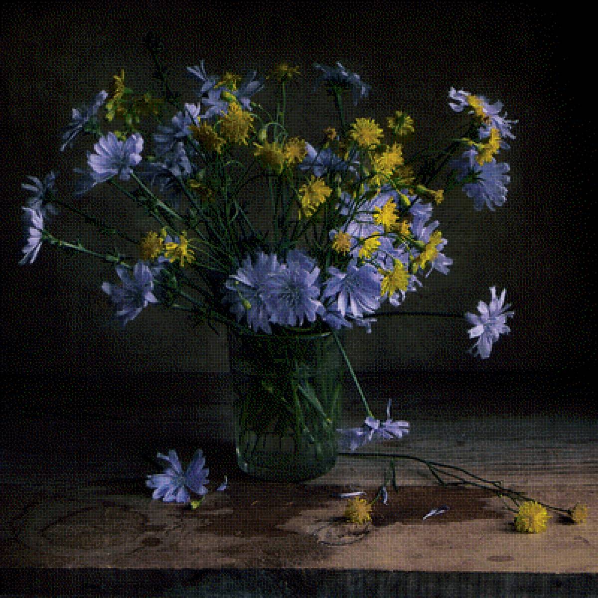 Полевые цветы - цветы, букет - предпросмотр