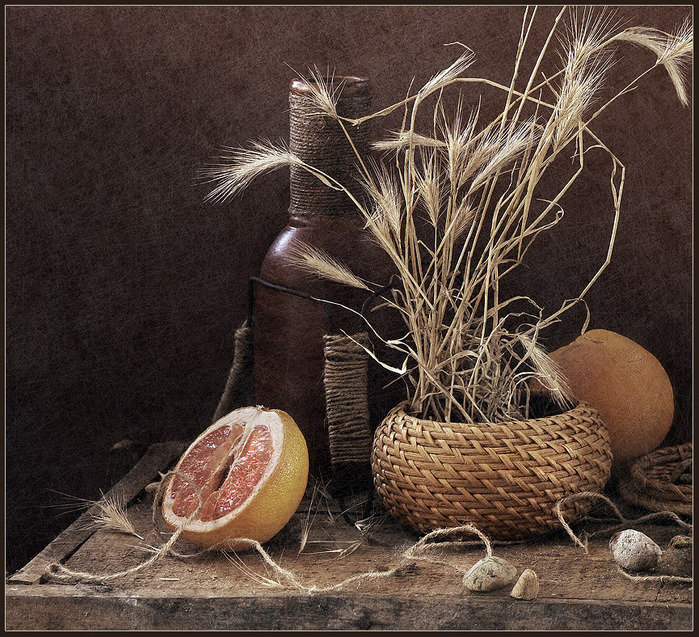 Натюрморт - натюрморт, колоски - оригинал