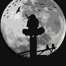 Схема вышивки «Итачи»