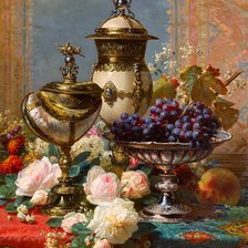 Схема вышивки «Натюрморт. Худ. Жан Батист Роби»