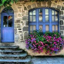 Схема вышивки «Дом»