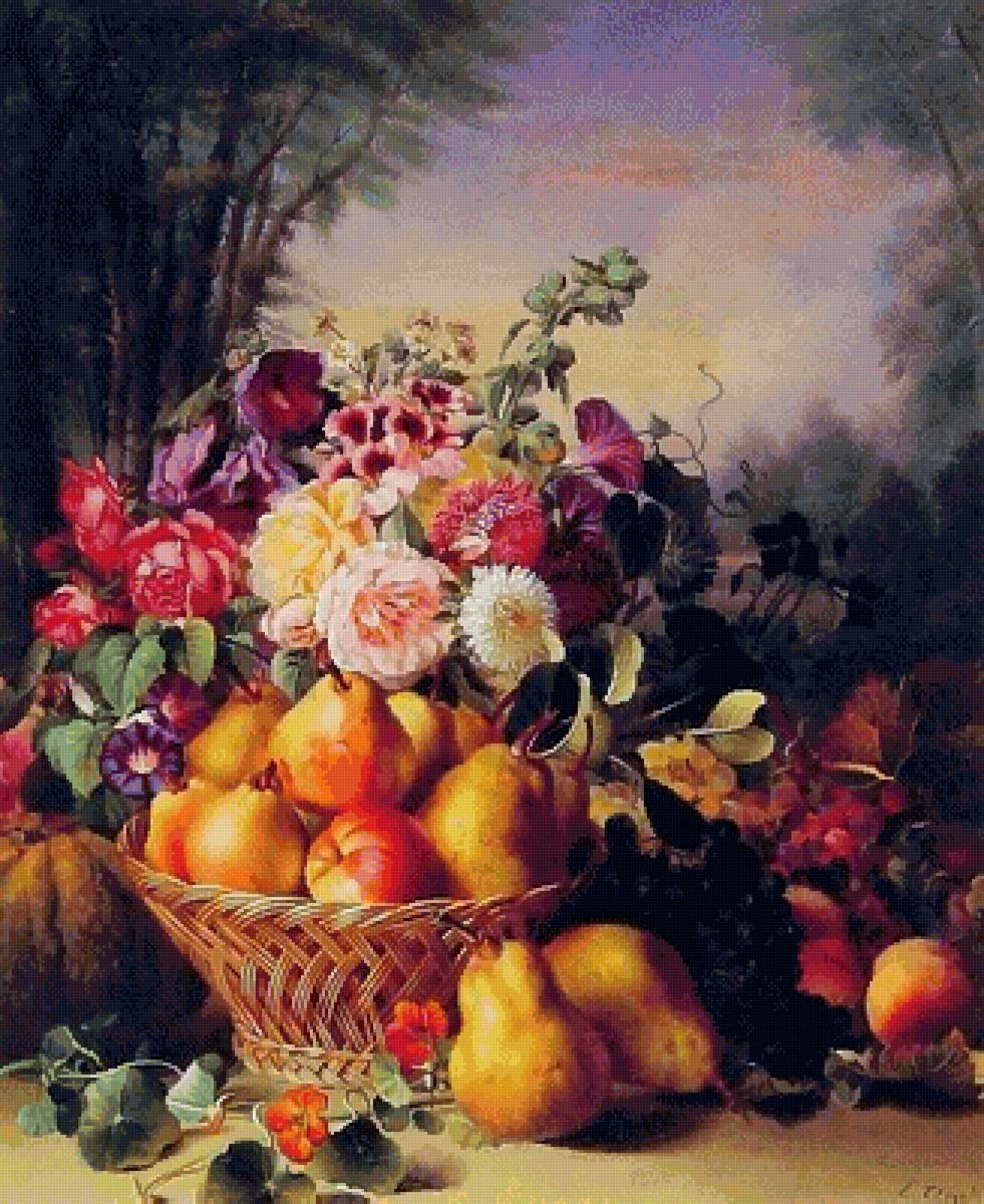 Эжен-Адолф Шевалье. Натюрморт. - натюрморт, эжен-адольф шевалье - предпросмотр