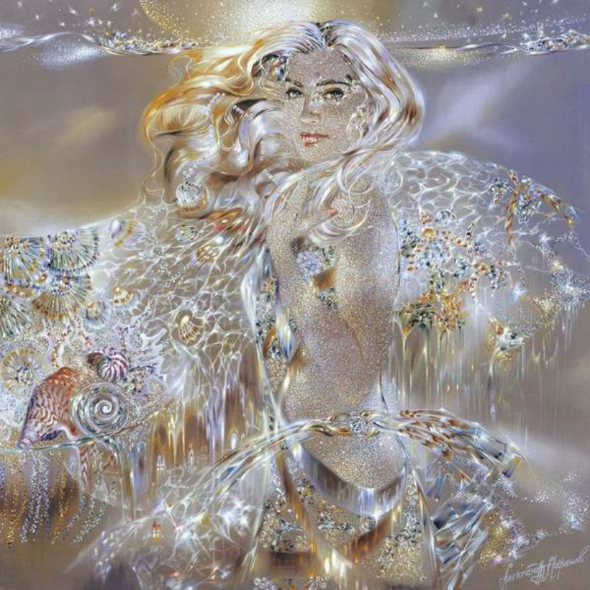 АЛЕКСАНДР МАРАНОВ .СИЯЮЩАЯ. - люди - оригинал