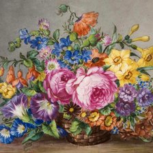 Схема вышивки «Букет»