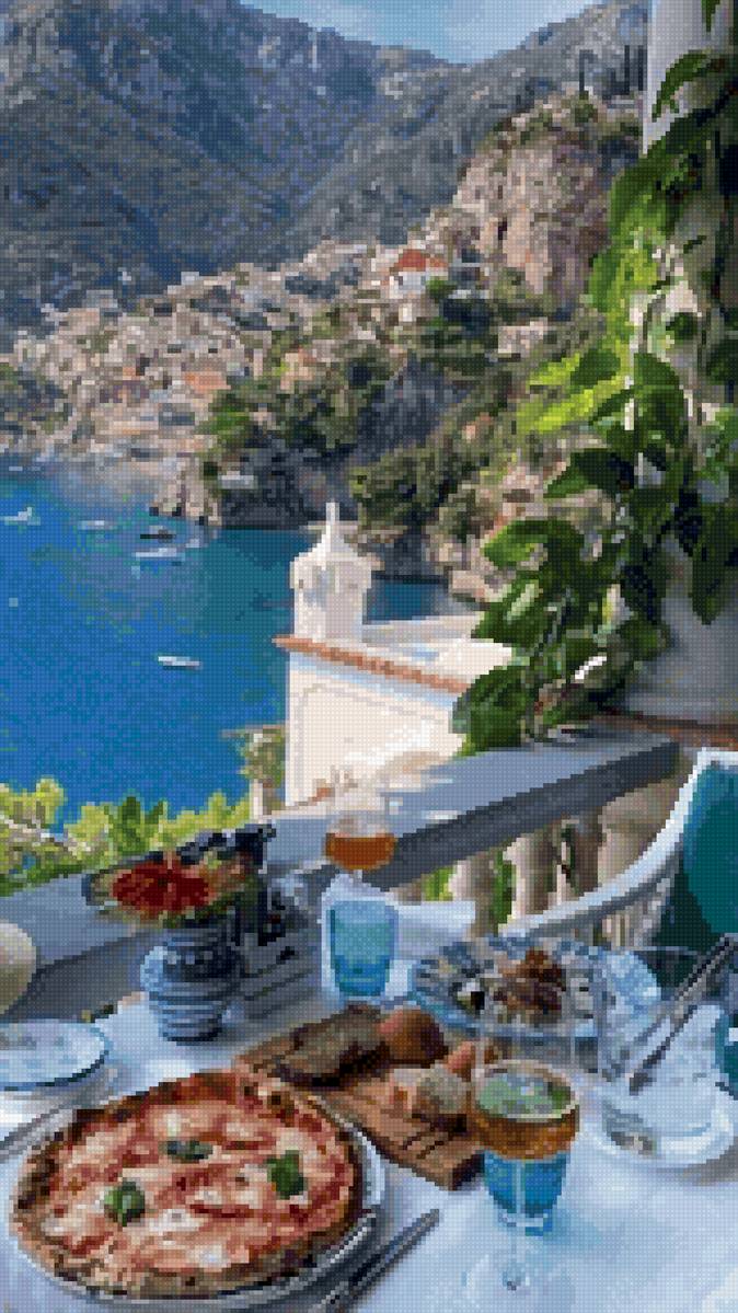 Моя мечта - завтрак, мечта, побережье, утро - предпросмотр