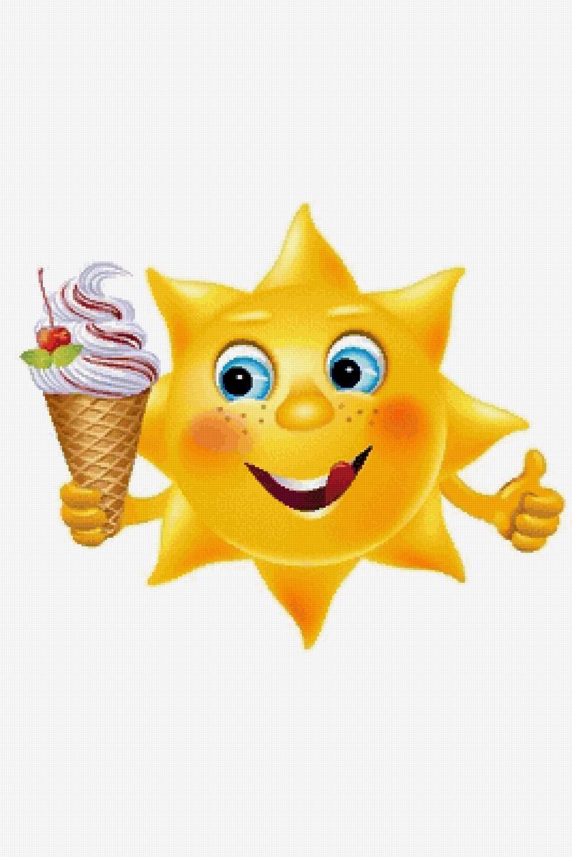 Лето - солнышко лето мороженое улыбка радость - предпросмотр