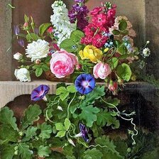 Схема вышивки «Цветы»