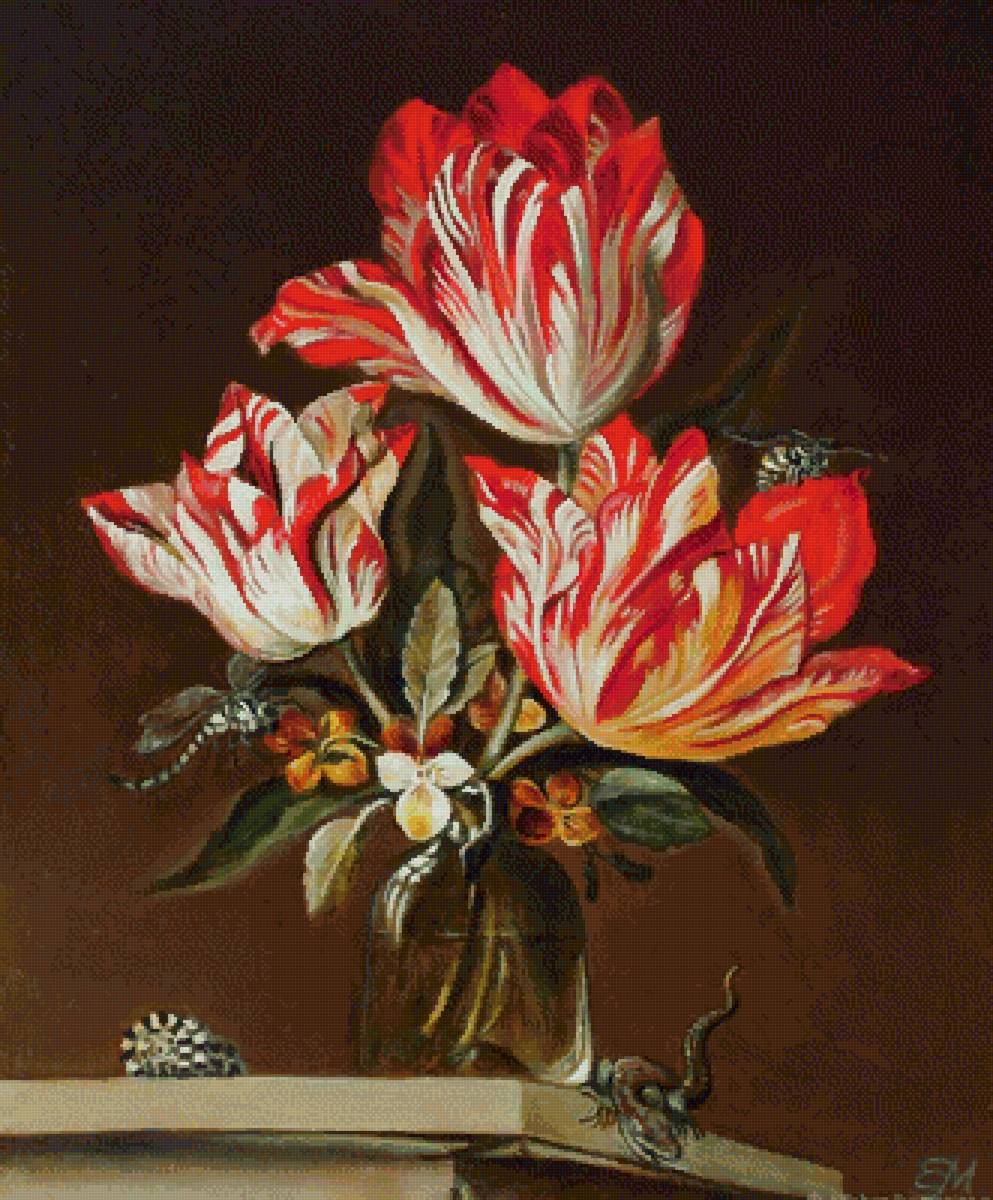 натюрморт. Худ. Якоб Маррель - натюрморт, якоб маррель - предпросмотр