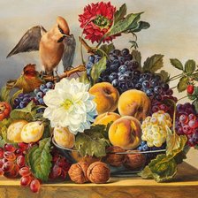 Схема вышивки «Натюрморт. Франц Ксавер Петтер»