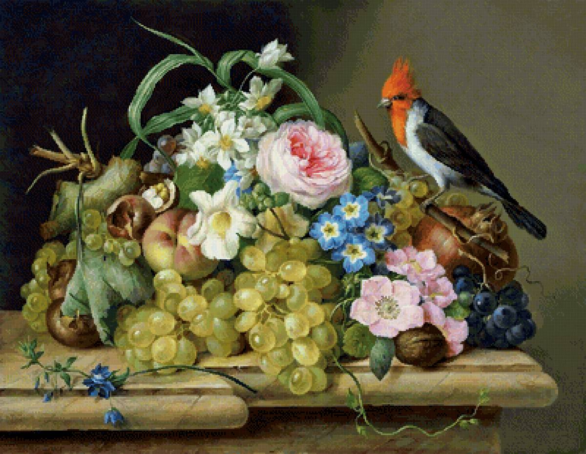 Франц Ксавер Петтер. Натюрморт - франц ксавер петтер, натюрморт - предпросмотр