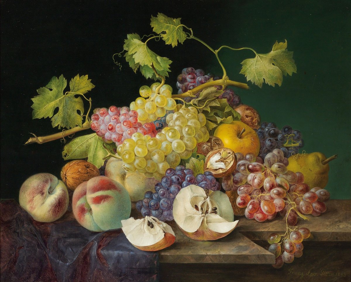 Франц Ксавер Петтер.Натюрморт - франц ксавер петтер, натюрморт - оригинал