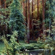 Схема вышивки «Пейзаж»