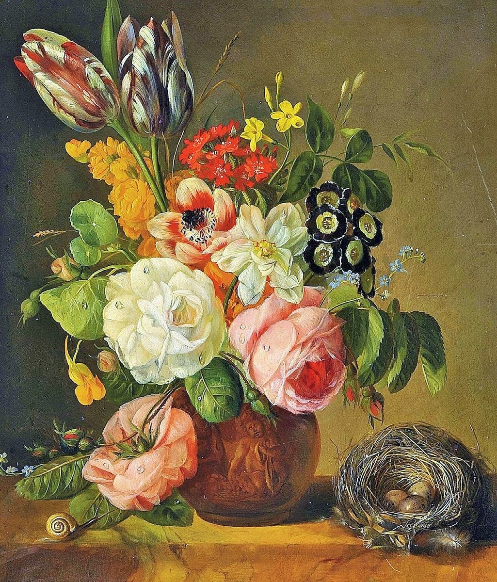 Франц Ксавер Петтер. Натюрморт - натюрморт, франц ксавер петтер - оригинал