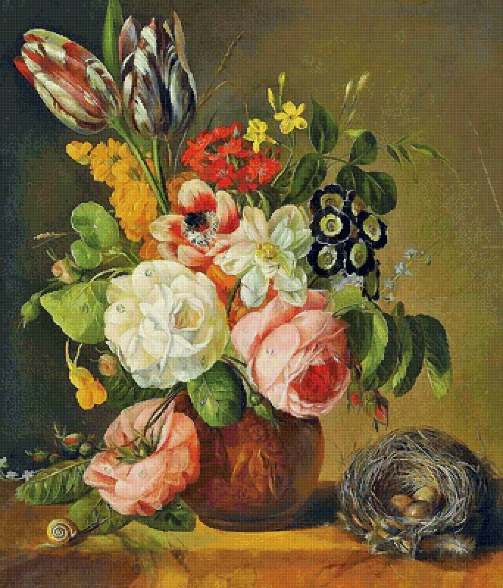 Франц Ксавер Петтер. Натюрморт - натюрморт, франц ксавер петтер - предпросмотр