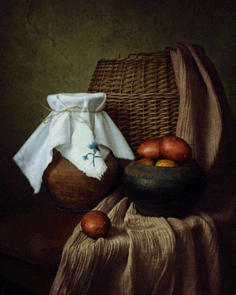 Про картошку - картошка, натюрморт, корзина - предпросмотр