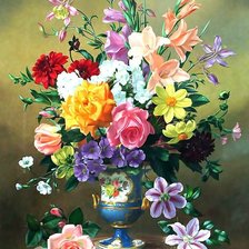 Схема вышивки «Букет»