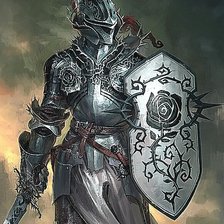 Схема вышивки «Рыцарь чёрной розы 1»