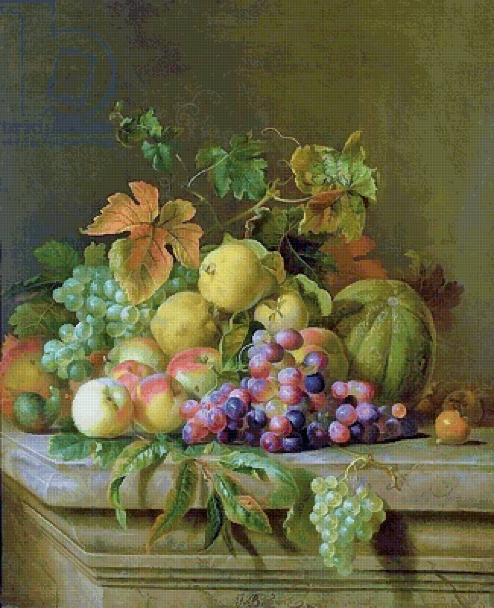 Натюрморт.  Худ. Якоб Богдани - натюрморт, якоб богдани - предпросмотр