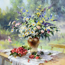 Схема вышивки «Малиновый звон. Худ. Римма Вьюгова»