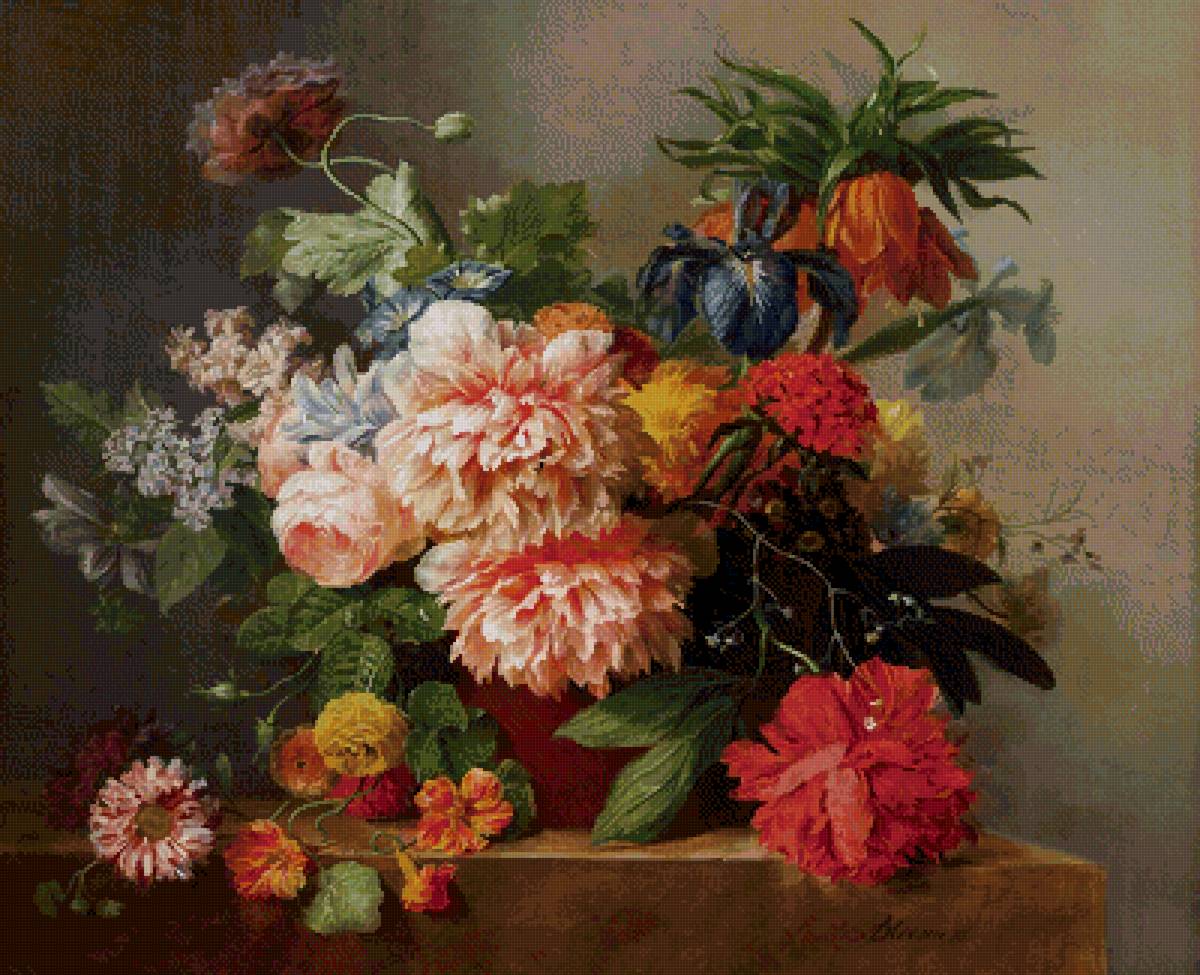 Натюрморт. Худ. Арнольдус Блумерс - натюрморт, арнольдус блумерс - предпросмотр