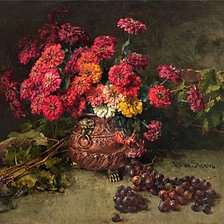 Схема вышивки «Художник Клара фон Сиверс»