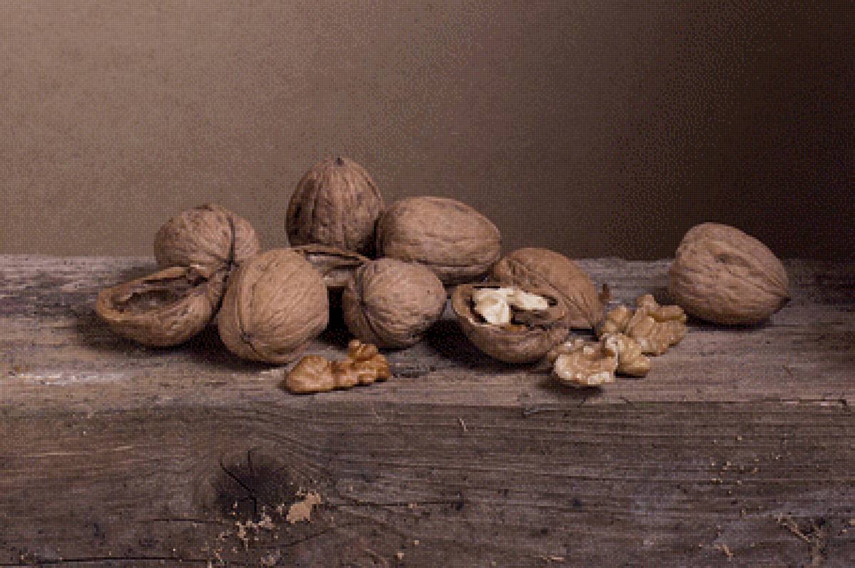 Грецкие орехи - орехи, натюрморт - предпросмотр