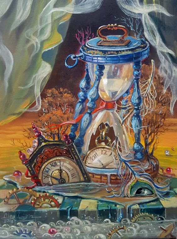 АЛЕКС ЛЕВИН. ВРЕМЯ ОТМЕНЯЕТ ВСЁ - картины - оригинал