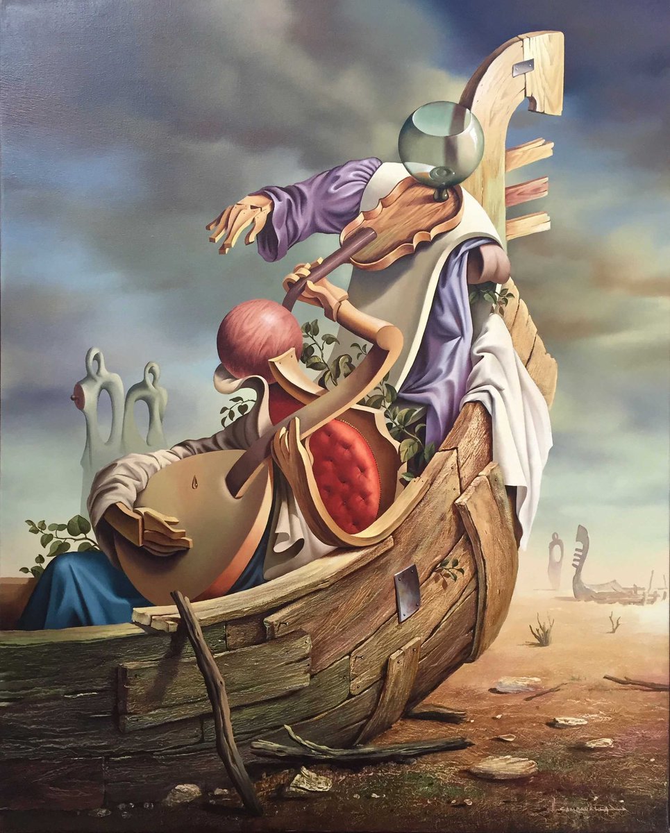 ВИТО КАМПАНЕЛЛА. МЕЖДУ СЮРРЕАЛИЗМОМ И МЕТАФИЗИКОЙ - картины - оригинал