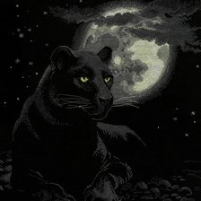 Схема вышивки «Пантерка»