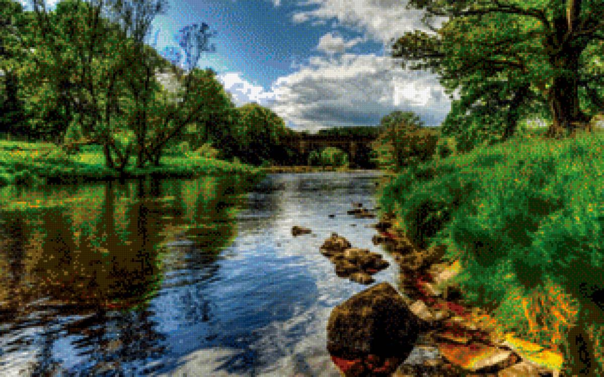 Река и лес - предпросмотр