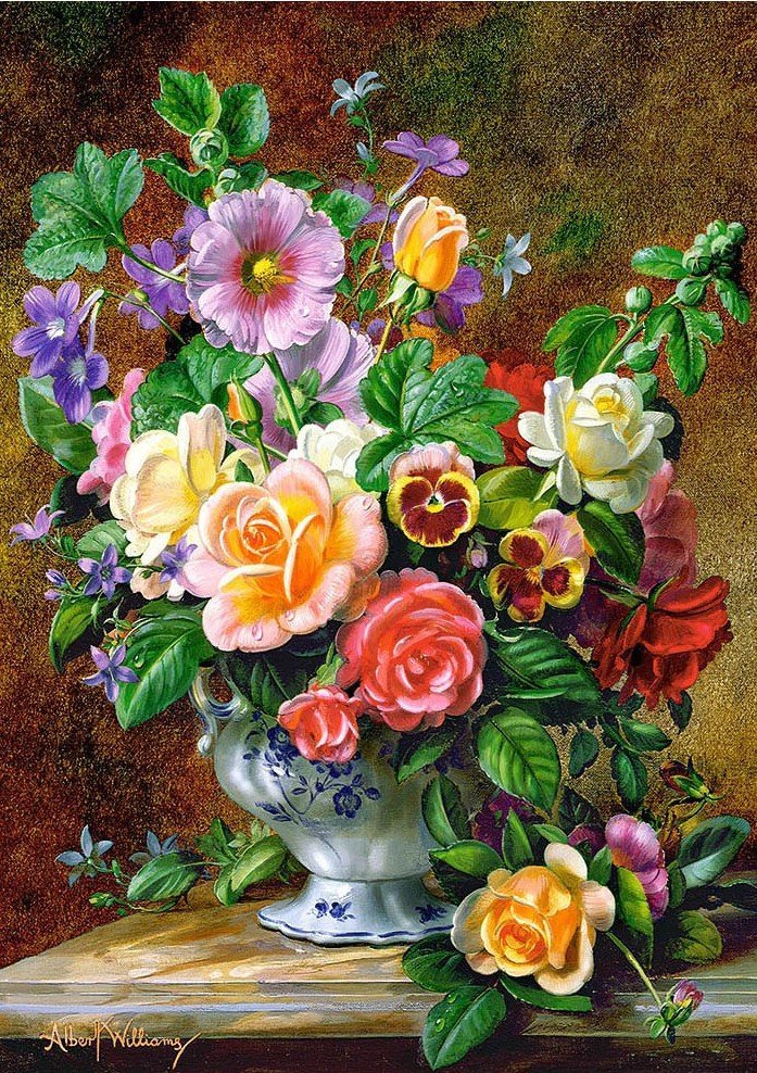 Букет. Худ. Альберт Вильямс - альберт вильямс, букет - оригинал