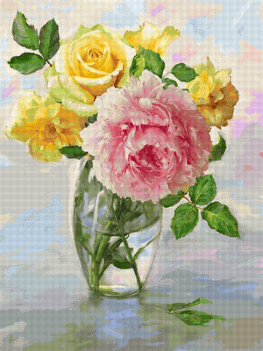 букет - цветы, натюрморт - предпросмотр